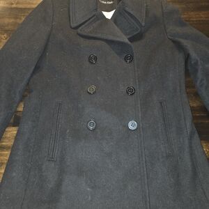 Calvin Klein Women's Size 12 Black Peacoat